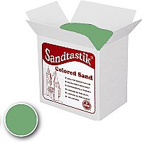 Sandtastik® Classpack Colored Sand, Moss Green 25 Lbs SS1151MG