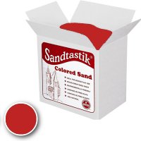 Sandtastik® Classpack Colored Sand, Red [SS1151R] 25 Lbs