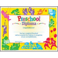 Preschool Classic Diploma Certificate T-17001