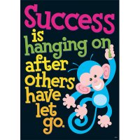 Success is hanging on after others have let go. [TA67342]