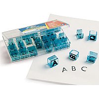 Uppercase Alphabet See and Stamp Transparent Stamps 
