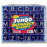 Uppercase Jumbo Alphabet Stamps LER-0666