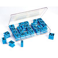 Uppercase Letters Rubber Stamp Set 