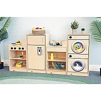 Let's Play Toddler Kitchen Ensemble Natural WB2070N