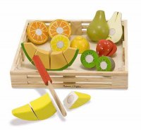 Cutting Fruit Set - Wooden Play Food  3+ years MD-4021 