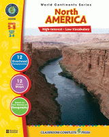 World Continents Series LVLS 3-4 N America - Grade 5-8 [CC5750]