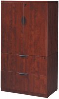 Locking Storage Cabinet Lateral File Combo 22"D X36"W X 65"H PL112/152