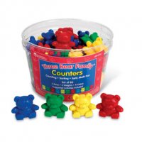 Four-Color Baby Bear™ Counters, Set of 100 LER 0726