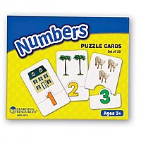 Numbers Puzzle Cards LER 1578