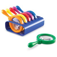 Primary Science Jumbo Magnifiers with Stand LER 2884