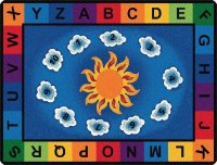 Sunny Day Learn and Play Classroom Rug 5'10 x 8'4 CK 9400