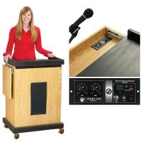 Smart Cart Mobile Lectern With Sound System SCLS 
