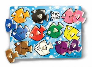 Fish Colors Mix 'n Match Peg Puzzle  Item #:MD- 3268