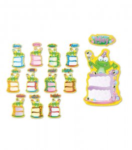 Frog Birthday Bulletin Board Set CD-110112