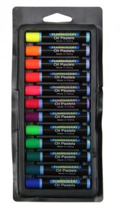 Fluorescent Oil Pastels - 12 Color Set CK-1314