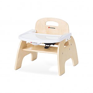 Easy Serve Feeding Chair, 7" Seat Height, Birch 4707047