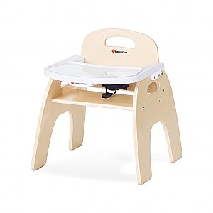 Easy Serve Feeding Chair, 11" Seat Height, Birch 4701047