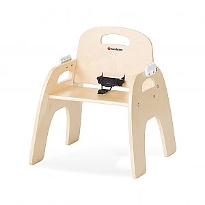 Easy Serve Feeding Chair, 11" Seat Height, Birch 4701047