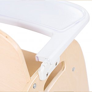 Easy Serve Feeding Chair, 11" Seat Height, Birch 4701047