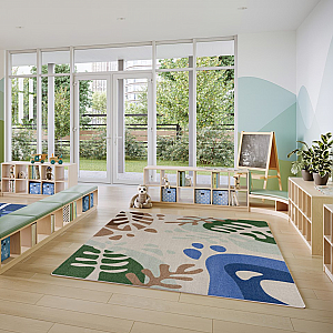 Nature Forms Rug, 5'4" x 7'8", Rectangle  2219C