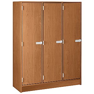 I.D. Systems 45" x 18" x 59" Triple Storage Locker with Doors 79005 B45