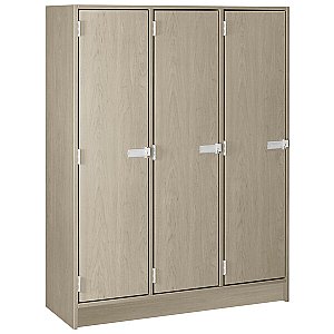 I.D. Systems 45" x 18" x 59" Triple Storage Locker with Doors 79005 B45