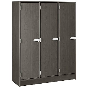 I.D. Systems 45" x 18" x 59" Triple Storage Locker with Doors 79005 B45