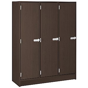 I.D. Systems 45" x 18" x 59" Triple Storage Locker with Doors 79005 B45