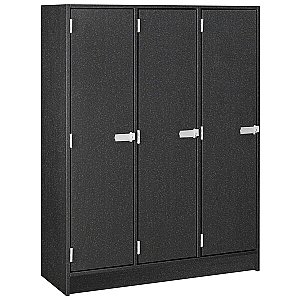 I.D. Systems 45" x 18" x 59" Triple Storage Locker with Doors 79005 B45