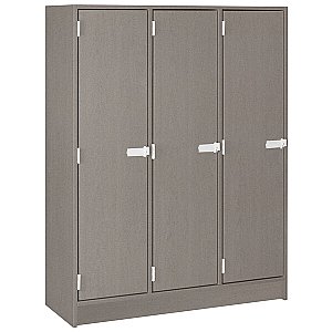 I.D. Systems 45" x 18" x 59" Triple Storage Locker with Doors 79005 B45