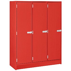I.D. Systems 45" x 18" x 59" Triple Storage Locker with Doors 79005 B45
