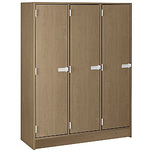 I.D. Systems 45" x 18" x 59" Triple Storage Locker with Doors 79005 B45