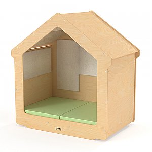 Kids Classroom Wooden Reading Nook With Sound Dampening Panels 2371JC