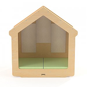 Kids Classroom Wooden Reading Nook With Sound Dampening Panels 2371JC