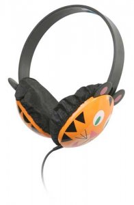 Listening First Animal-Themed Stereo Headphones, Tiger