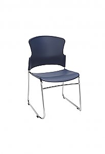 MULTI-USE STACK CHAIR WITH PLASTIC SEAT & BACK 310-P