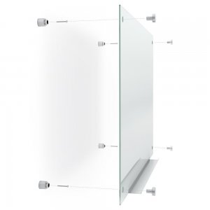 Quartet Infinity Magnetic Glass Dry Erase Board, White, 72" X 48" (3820116)