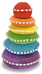 Soft Rainbow Stacker Educational Toy 13066