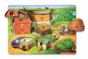 Farm Hide And Seek Peg Puzzle D54-371 