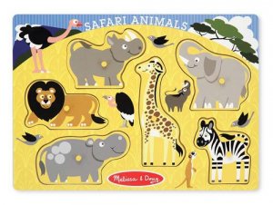 Safari Animals Peg Puzzle  3385