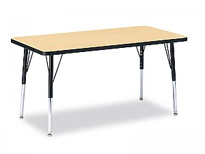 Activity Table 24" x 36" Rectangle Melamine Laminate table tops Adjustable Height COLOUR OPTION 6478JCT [ clone ]