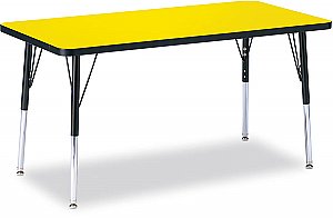 Activity Table 24" x 36" Rectangle Melamine Laminate table tops Adjustable Height COLOUR OPTION 6478JCT [ clone ]