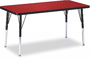 Activity Table 24" x 36" Rectangle Melamine Laminate table tops Adjustable Height COLOUR OPTION 6478JCT [ clone ]