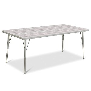 Activity Table - 30" X 60" height  Options- Driftwood Gray 6408JC