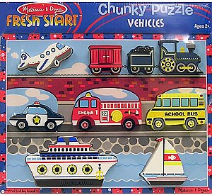 Vehicles Chunky Puzzle - 9 Pieces MD-3725