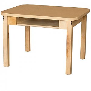 Student Desk with 22" Hardwood Legs HPL1824DSK22