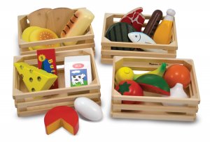 Food Groups - Wooden Play Food  3+ years MD- 271