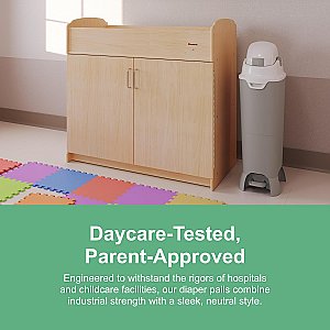 Premium Handsfree Tall Diaper Pail - Gray 9622057