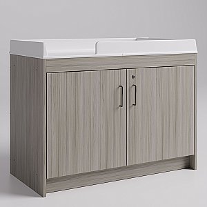Infant Changing Table FULLY ASSEMBLED Shadow Elm Gray TM 8530A