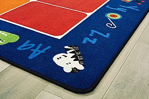 Fun with Phonics Seating Rug 7’6” x 12’ Rectangular CK 9612